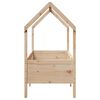 vidaXL Giroletto Casetta per Bambini 80x160 cm Legno Massello di Pino