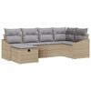 vidaXL Set di divani 6 pz polyrattan