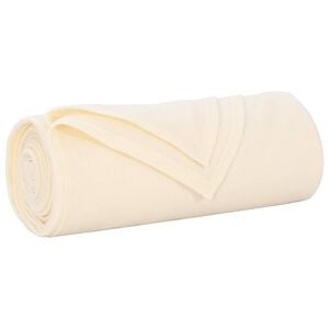 vidaXL Coperta Crema 210 x 140 cm 0.41 kg Panno