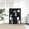 vidaXL Organizzatore Portaoggetti con 12 Cubi Nero in PP