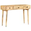 vidaXL Tavolo Consolle 115x35x76 cm in Legno Massello di Mango