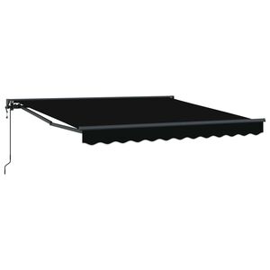 vidaXL Struttura della tenda Nero 300 x 250 cm