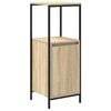 vidaXL Mobile da Bagno con Ripiani Rovere Sonoma 36x35x95 cm