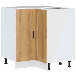vidaXL Base Angolo Cucina Porto Rovere Artigianale Legno Multistrato