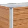 vidaXL Letto rialzato da giardino Marrone Chiaro 100 x 40 x 45 cm
