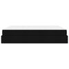 vidaXL Struttura letto con materasso con materasso 2 pcs Nero Tessuto