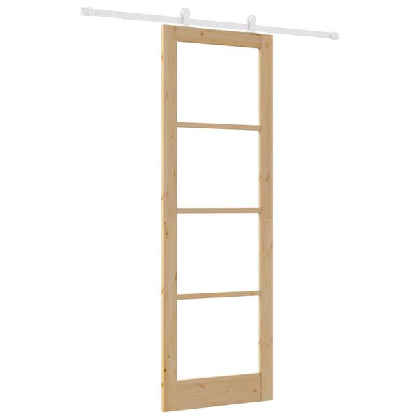 vidaXL Porta scorrevole ORKDAL Naturale 78 x 232 cm
