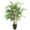 vidaXL Albero Bamb&ugrave; Artificiale 500 Foglie 80 cm Verde