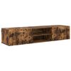 vidaXL Armadio in Legno Rovere fum&eacute; 150 x 39 x 30 cm Legno multistrato