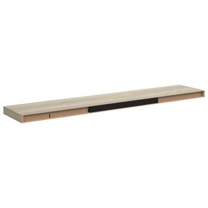 vidaXL Scaffali a Parete 4 pz Rovere 120x23,5x3,8 cm in MDF