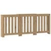 vidaXL Copertura Termosifone Rovere Artigianale 205x21,5x83,5 cm Legno