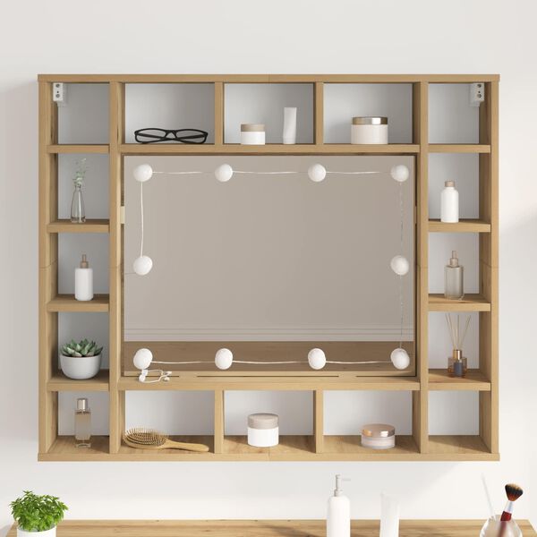 vidaXL Luci per Specchio 12 pcs Bianco 4.5 x 4.5 x 4.8 cm Plastica