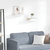 vidaXL Scaffali a Parete 2 pz Rovere e Bianco 50x23x3,8 cm in MDF