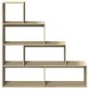 vidaXL Libreria 4 Ripiani Rovere Sonoma 143,5x29x143,5 cm Truciolato