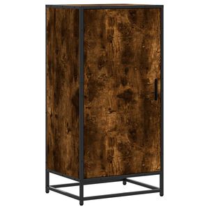 vidaXL Scarpiera Rovere Fumo 48x38x97,5 cm in Legno Multistrato