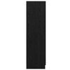 vidaXL Guardaroba Rovere Nero 82,5 x 51,5 x 180 cm Legno multistrato