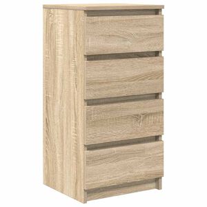 vidaXL Credenza Rovere Sonoma 37,5x35x76 cm in Legno Multistrato