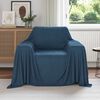 vidaXL Coperte da Pile 6 pcs Blu navy 210 x 140 cm Panno