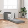 vidaXL Divano letto 60cm Grigio scuro Velluto