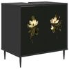vidaXL Mobile da Bagno BREMEN Rovere Nero 60 x 40 x 61 cm
