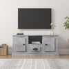 vidaXL Mobile Porta TV Grigio Cemento 100x35,5x45cm Legno Multistrato