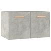 vidaXL Mobile a Parete Grigio Cemento 60x36,5x35 cm Legno Multistrato