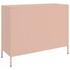vidaXL Credenza Rosa 100,5x39x79 cm in Acciaio