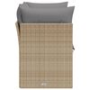 vidaXL Divano da Giardino con Cuscini a 2 Posti Beige in Polyrattan