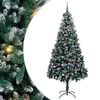 vidaXL Albero di Natale artificiale con 300 LED Verde 240 cm