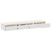 vidaXL Cassetti per letto con cassetto Bianco 160 x 36,5 x 16,5 cm