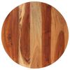 vidaXL Piano Tavolo in Legno Massello di Acacia Rotondo 15-16 mm 60 cm