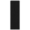 vidaXL Supporto per piante Rovere Nero 33 x 33 x 100 cm