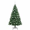 vidaXL Albero di Natale artificiale con 300 LED Verde 180 cm