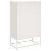 vidaXL Credenza Bianca 68x39x111,5 cm Acciaio