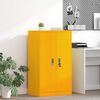 vidaXL Armadio Giallo senape 60 x 40 x 105 cm Acciaio