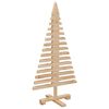 vidaXL Albero di Natale Decorativo in Legno 90 cm Legno Massello Pino