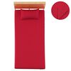 vidaXL Lenzuola 2 pz in Pile di Poliestere 100x200 cm Bordeaux
