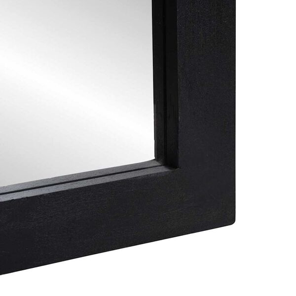 vidaXL Specchio da bagno con specchio Nero e Argento 70 x 50 x 2,5 cm