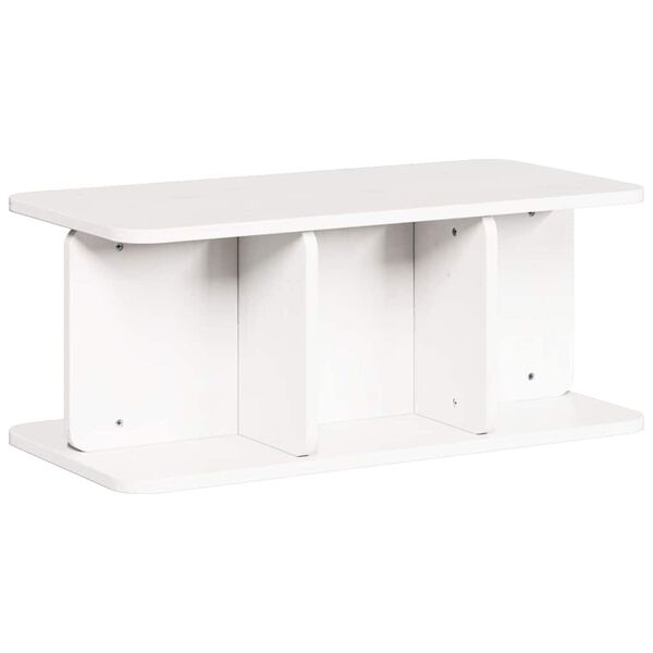 vidaXL Tavolino da salotto Bianco 80 x 39,5 x 33,5 cm
