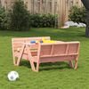 vidaXL Tavolo da Picnic per Bambini 88x122x58cm Legno Massello Douglas