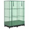 vidaXL Letto Rialzato con Copertura Serra Effetto Rattan 80x40x123 cm