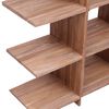 vidaXL Libreria 100x30x120 cm in Legno Massello di Teak