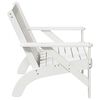 vidaXL Sedie Adirondack da Giardino 2pz Bianche Legno Massello di Pino