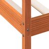 vidaXL Dormeuse senza Materasso Marrone Cera 75x190 cm Legno di Pino