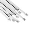 vidaXL Fascetta per Cavi 12 pz 7,9 x 200 mm Argento