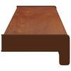 vidaXL Soglia della Finestra Legno Marrone 80 x 15 x 4,5 cm PVC
