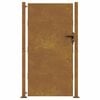 vidaXL Cancello da giardino 100x200 cm in acciaio Corten