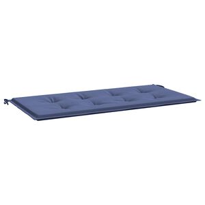 vidaXL Cuscino Panca da Giardino Blu Marino 120x50x4 cm Tessuto Oxford
