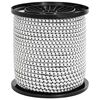 vidaXL Corde Bungee 4 mm Nero e Bianco PP e gomma