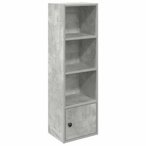 vidaXL Libreria Grigio Cemento 31x24x102 cm in Legno Multistrato